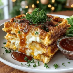 Casseroles have long been celebrated as a go-to comfort food, capable of bringing families together around the dinner table or providing a hearty meal for gatherings with friends. Their versatility allows for endless variations, making them not only convenient but also a canvas for creativity in the kitchen. Among the myriad of casserole recipes, the Sweet Corn & Cheddar Waffle Casserole stands out as a delightful and unexpected twist on traditional fare. This dish marries the classic elements of a comforting casserole with the playful texture of waffles, creating a meal that is both satisfying and fun.