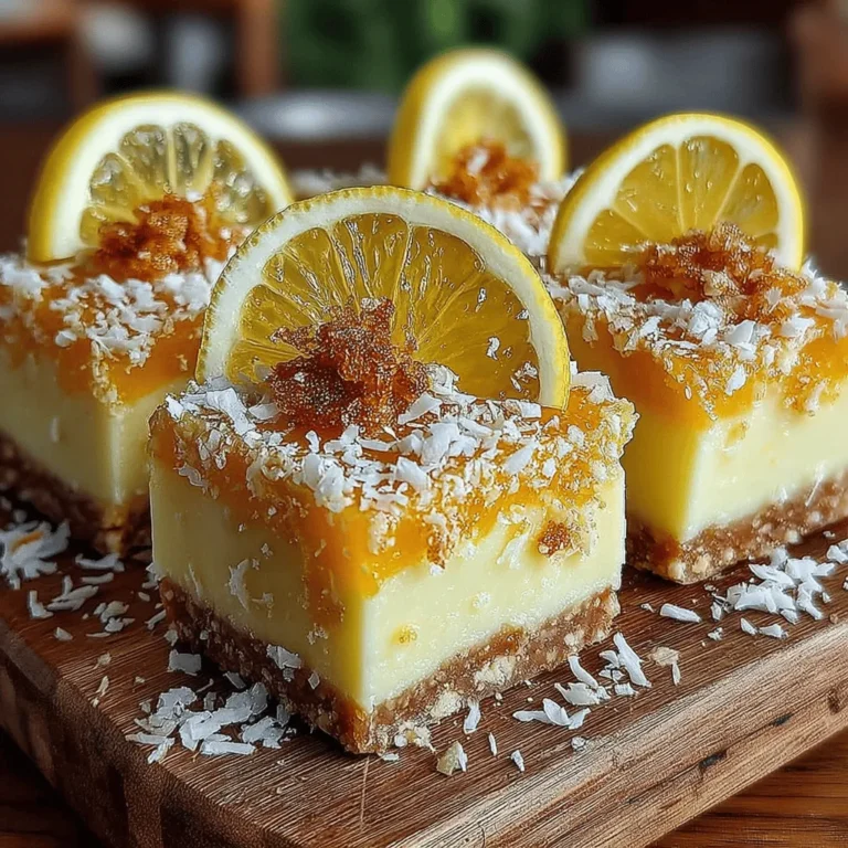 As the warm weather approaches, the craving for light and refreshing desserts becomes irresistible. One such delightful option is Frozen Lemon Coconut Fudge, a treat that perfectly balances the zesty brightness of lemon with the creamy, indulgent texture of coconut. This dessert not only tantalizes your taste buds but also aligns with a healthier lifestyle, making it an ideal choice for anyone looking to enjoy a guilt-free indulgence. Whether you’re hosting a summer gathering, celebrating a special occasion, or simply treating yourself, this fudge is bound to impress with its vibrant flavors and simplicity.