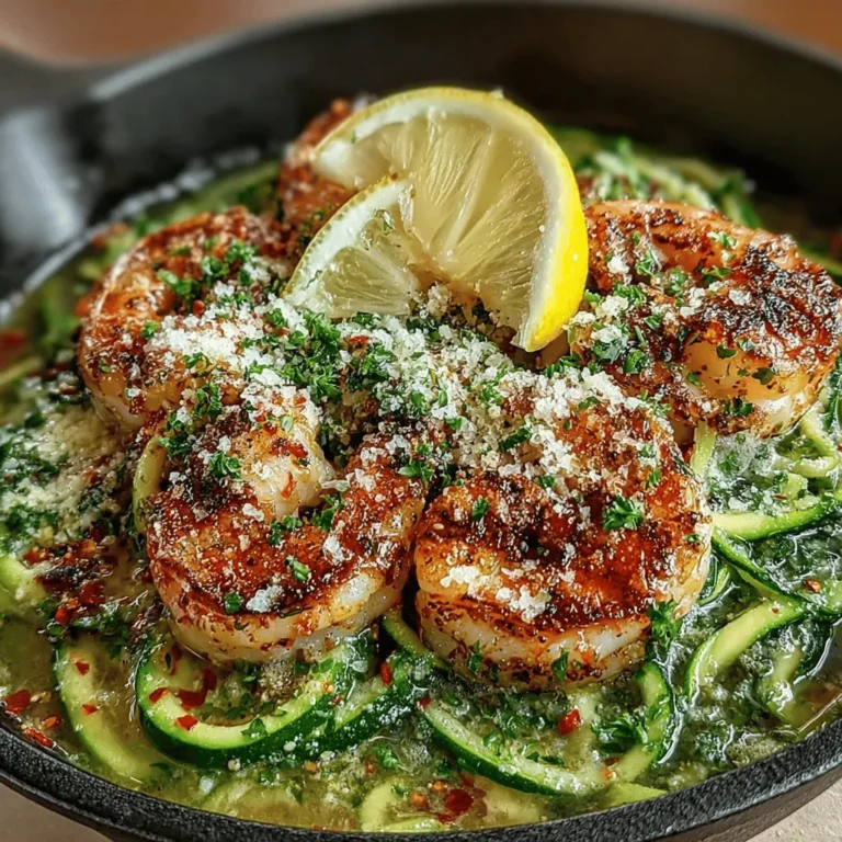 In the world of culinary delights, few dishes can rival the satisfying combination of shrimp, garlic, and butter. When you introduce zucchini noodles, or "zoodles," into the mix, you create a healthy and vibrant meal that is not only delicious but also low in carbohydrates. Zesty Garlic Butter Shrimp Zoodles has quickly become a favorite for those looking to indulge without the guilt that often accompanies traditional pasta dishes. This recipe showcases the succulent flavors of shrimp sautéed in a rich garlic butter sauce, all served atop a bed of zoodles that are both nutritious and satisfying.