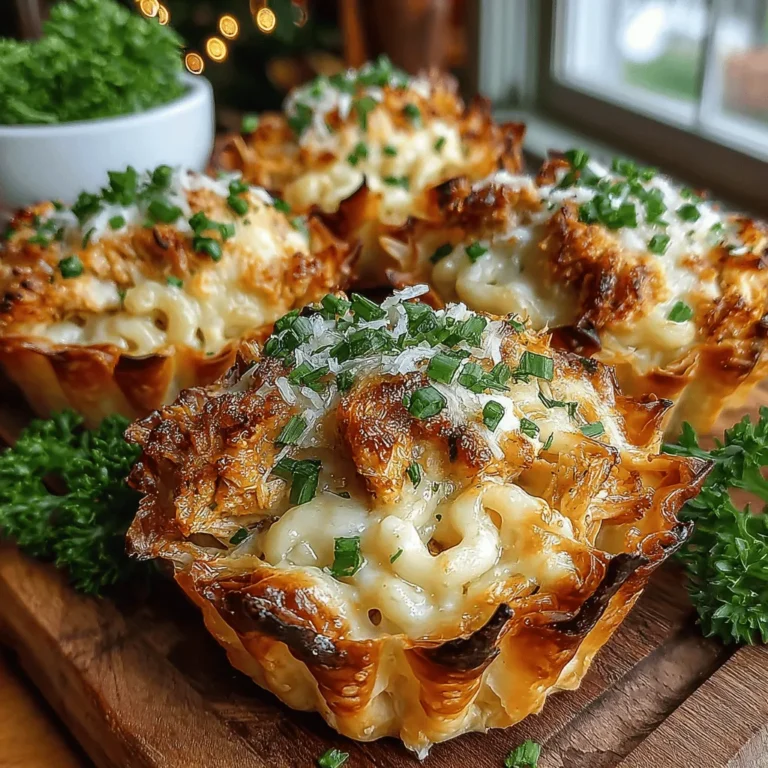 When it comes to party snacks and appetizers, few dishes can rival the deliciousness of Creamy Buffalo Chicken Pasta Cups. These delectable bites are not only visually appealing but also pack a punch of flavor that will leave your guests clamoring for more. The rich combination of spicy, creamy, and cheesy elements makes these pasta cups an instant crowd-pleaser, whether you're hosting a game day gathering, a birthday bash, or a casual family get-together.