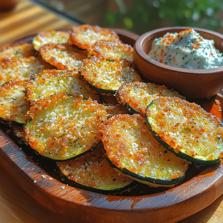 In the quest for healthier snack options, crunchy baked zucchini chips have emerged as a delightful alternative to traditional potato chips. This innovative recipe not only offers a satisfying crunch but also packs a nutritional punch, making it perfect for both adults and kids. As we navigate the world of snacks, it’s crucial to find alternatives that are both enjoyable and beneficial to our health. With zucchini chips, you can indulge in a crispy treat without the guilt often associated with fried snacks. In this article, we will explore the step-by-step process of creating these tasty treats, the health benefits of zucchini, and why they make a great addition to any snacking repertoire.