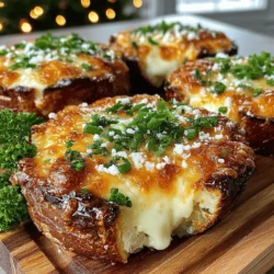 In the realm of comfort food, few combinations are as beloved as that of potatoes and cheese. The Savory Baked Cheddar Potato Rounds are a perfect embodiment of this classic duo, offering a delightful snack or appetizer that can elevate any gathering. These delicious potato rounds are not only easy to prepare but also incredibly satisfying, making them an ideal choice for home cooks looking to impress family and friends without spending hours in the kitchen. The rich, creamy flavors of sharp cheddar cheese meld beautifully with the tender potatoes, creating a dish that resonates with nostalgia while remaining refreshingly simple.