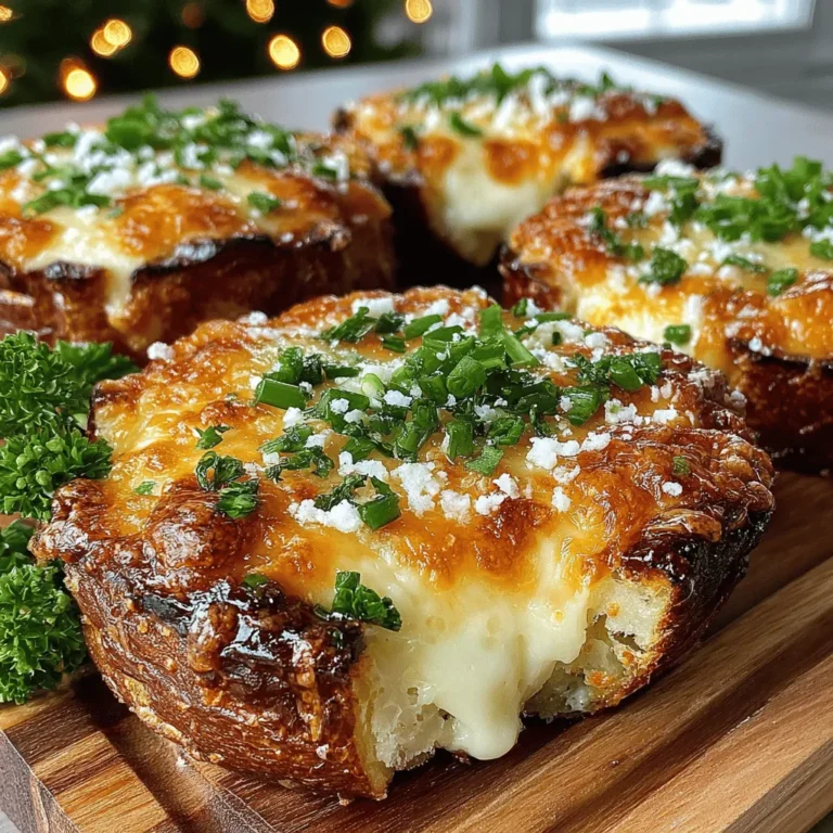 In the realm of comfort food, few combinations are as beloved as that of potatoes and cheese. The Savory Baked Cheddar Potato Rounds are a perfect embodiment of this classic duo, offering a delightful snack or appetizer that can elevate any gathering. These delicious potato rounds are not only easy to prepare but also incredibly satisfying, making them an ideal choice for home cooks looking to impress family and friends without spending hours in the kitchen. The rich, creamy flavors of sharp cheddar cheese meld beautifully with the tender potatoes, creating a dish that resonates with nostalgia while remaining refreshingly simple.