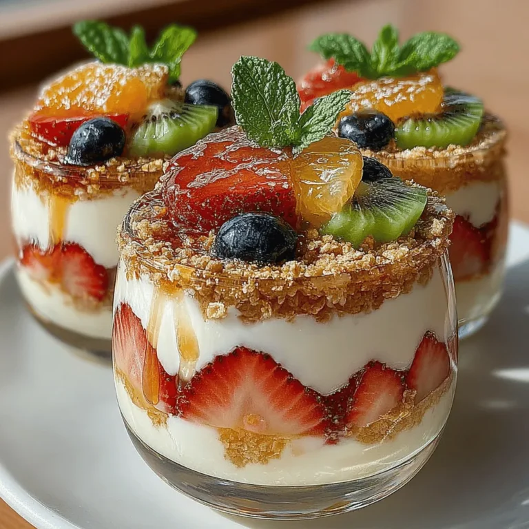 Start your day on a refreshing note with Sunny Morning Fruit & Yogurt Parfaits. This delightful recipe not only boosts your morning with a burst of colors and flavors but also packs a nutritious punch. Whether you're looking for a quick breakfast or a satisfying snack, these parfaits serve as the perfect solution. Layered with creamy Greek yogurt, vibrant fresh fruits, and crunchy granola, this dish is as pleasing to the eye as it is to the palate. In this article, we'll explore the ingredients, preparation steps, nutritional benefits, and tips for personalizing your parfaits to fit your taste preferences.