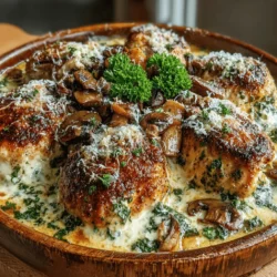In the world of culinary delights, few dishes can rival the rich and comforting taste of a creamy chicken bake. The Creamy Cajun Mushroom Chicken Bake is a delightful twist on traditional chicken casseroles, elevating familiar flavors with a touch of bold Cajun spice. This dish combines the creaminess of a decadent sauce, tender pieces of chicken, and savory mushrooms, resulting in a satisfying meal that is perfect for any occasion—whether it’s a weeknight dinner or a gathering with family and friends.