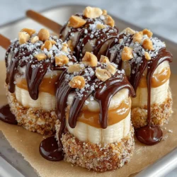 In recent years, there has been a notable shift towards healthier desserts and snacks, as more individuals seek to satisfy their sweet cravings without compromising on nutrition. The desire for indulgent yet health-conscious treats has given rise to creative recipes that blend flavor and wellness. Among these delightful concoctions, the Choco-Peanut Bliss Banana Snickers Pops stand out as a deliciously nutritious option. This innovative treat combines the natural sweetness of ripe bananas with the rich creaminess of peanut butter and the decadent allure of chocolate—a combination that is sure to please both kids and adults alike.