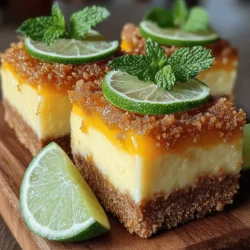 As we embrace the warmth of summer, there's nothing quite like a chilled dessert to refresh and invigorate our senses. One standout option is Tropical Delight: Chilled Mango Bars. This recipe captures the essence of sun-soaked beaches and tropical flavors, bringing a taste of paradise to your home. With its vibrant mango filling and sweet, buttery crust, this dessert offers a delightful escape from the heat, making it perfect for outdoor gatherings, picnics, or simply as a treat to enjoy on a sunny afternoon.