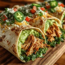 The beauty of these Creamy Avocado Cilantro Chicken Wraps lies in their fresh and vibrant ingredients. To create this mouthwatering dish, you will need the following: