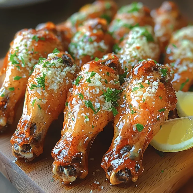 The foundation of any great wing lies in its seasoning. For our crispy garlic Parmesan wings, we will create a robust dry rub that infuses the chicken with flavor and enhances its texture.
