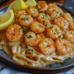 Alfredo sauce has a storied history that dates back to the early 20th century. Created by Alfredo di Lelio in Rome, this creamy sauce was initially a simple mixture of butter and Parmesan cheese, designed to enhance the flavor of pasta. The dish became popular among Hollywood stars visiting Italy, leading to its introduction in American cuisine. Over the years, Alfredo sauce has evolved, with many variations incorporating additional ingredients like heavy cream, garlic, and even seafood. The addition of shrimp to the classic recipe brings a delightful twist that not only enhances the flavor but also adds a touch of elegance.