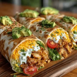 In today's fast-paced world, finding meals that are both satisfying and quick to prepare can often feel like a daunting task. Enter the Chicken Ranch Wraps, a culinary creation that embodies versatility and ease, making them a perfect choice for busy individuals and families alike. These wraps combine the heartiness of protein-rich chicken with the freshness of crisp vegetables, all enveloped in a soft tortilla or spinach wrap. Whether you're preparing lunch for work, a light dinner after a hectic day, or a delightful picnic treat, these Chicken Ranch Wraps promise to deliver on flavor and nutrition.