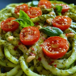 In the world of healthy eating, zucchini noodles, or "zoodles," have emerged as a popular alternative to traditional pasta. With the increasing awareness and adoption of plant-based diets, recipes that feature vegetables as the main ingredient are in high demand. Creamy Pesto Zucchini Noodles perfectly embody this trend, combining the rich, herbaceous flavors of pesto with the lightness of zucchini. This dish not only satisfies a craving for something creamy and indulgent but also aligns with a health-conscious lifestyle.