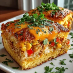 Casseroles have long held a special place in the hearts and kitchens of home cooks everywhere. They represent comfort food at its finest, combining hearty ingredients into a single dish that is both satisfying and convenient. Among the myriad of casserole options, the Zesty Chicken & Cornbread Casserole stands out with its vibrant flavors and delightful textures. This dish not only brings together the comforting elements of creamy chicken and sweet cornbread but also adds a zesty twist that elevates it to a new level of deliciousness.