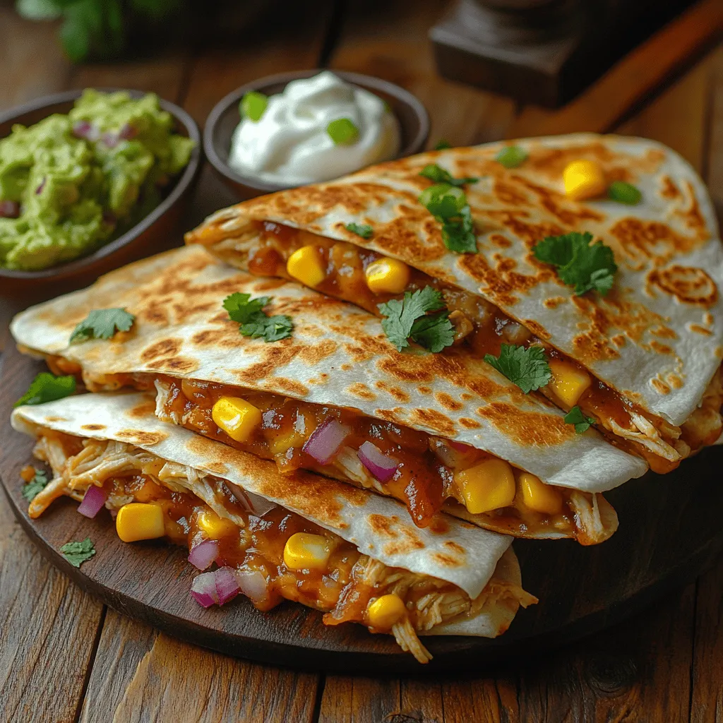 Quesadillas have earned their place as a beloved staple in many households, celebrated for their versatility and ease of preparation. This classic Mexican dish, which traditionally consists of a tortilla filled with cheese and other ingredients, is a canvas for creativity. Among the myriad of ways to enjoy quesadillas, BBQ Chicken Quesadillas stand out as a mouthwatering fusion of flavors, combining the smoky sweetness of barbecue sauce with tender chicken and melty cheese.