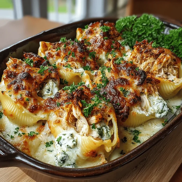 Comfort food holds a special place in the hearts and kitchens of families around the world. It brings warmth and satisfaction, often evoking cherished memories of shared meals and celebrations. Among the myriad of comfort food options, Roasted Garlic Alfredo Chicken Shells stand out as a quintessential dish that encapsulates the essence of home cooking. This recipe combines creamy Alfredo sauce, tender chicken, and large pasta shells, creating a delightful meal that is both comforting and indulgent.