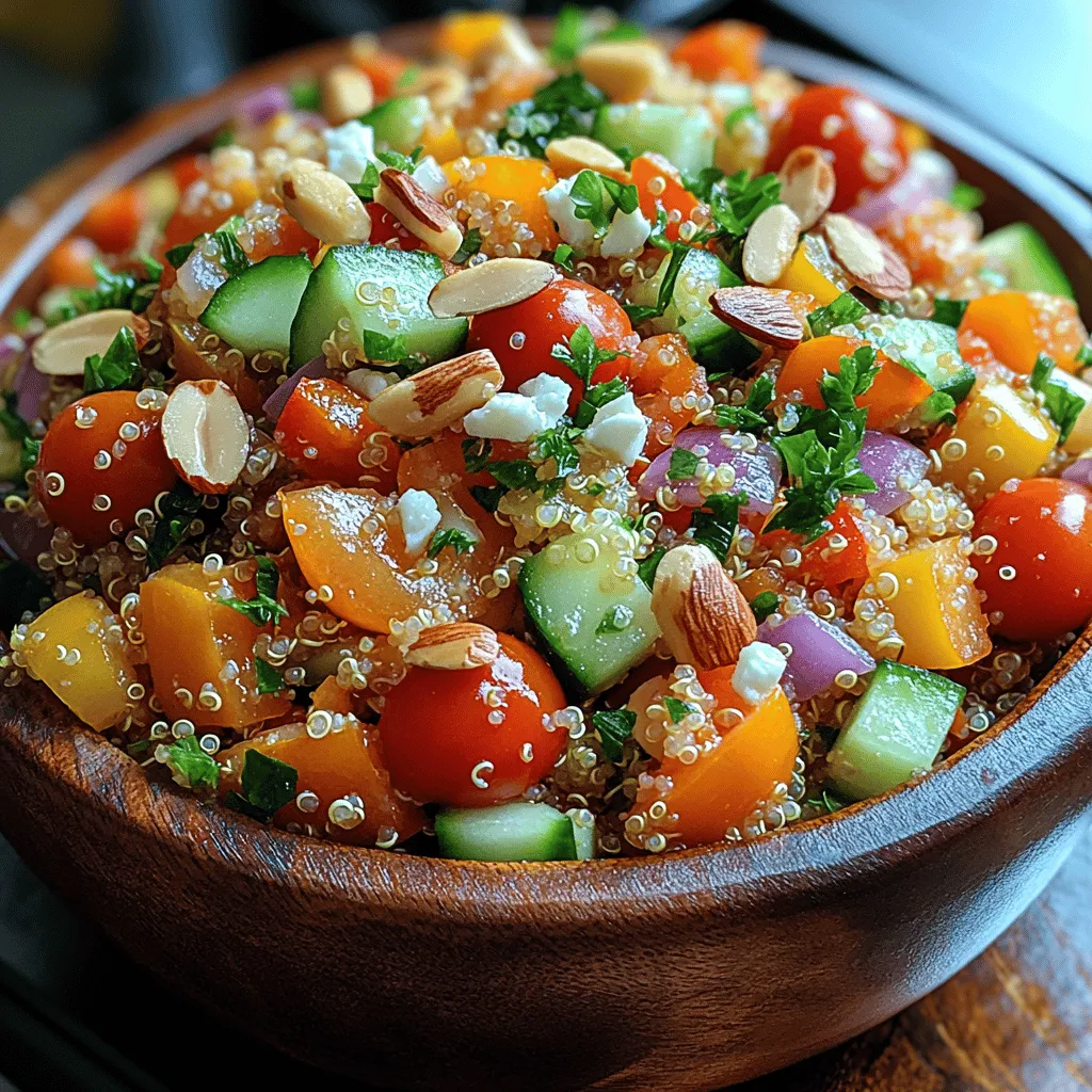 To create the perfect Crunchy Toasted Quinoa Salad, you'll want to gather the following ingredients: