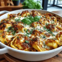 There’s something magical about the way the aroma of a home-cooked meal can transport you back to cherished memories. For many, the kitchen is more than just a place to prepare food; it’s a haven where the combination of fresh ingredients and the warmth of family ties creates a symphony of flavors. One dish that embodies this sentiment for me is the Creamy Italian Tomato Tortellini Bake. This comforting recipe is not merely a culinary delight; it serves as a nostalgic reminder of family gatherings filled with laughter, where bowls of pasta were generously passed around and seconds were always requested.