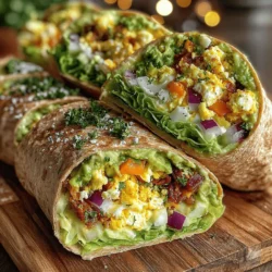 In a fast-paced world where nutritious meals often take a backseat to convenience, creamy avocado egg salad wraps emerge as a flavorful and health-conscious alternative. Combining the richness of avocado with the satisfying protein of eggs, this recipe offers a delightful balance of taste and nutrition. Perfect for lunch, picnics, or a quick snack, these wraps cater to health-conscious individuals and busy families alike, making them a versatile addition to your meal planning.