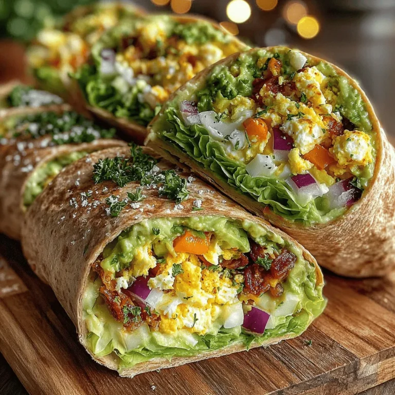 In a fast-paced world where nutritious meals often take a backseat to convenience, creamy avocado egg salad wraps emerge as a flavorful and health-conscious alternative. Combining the richness of avocado with the satisfying protein of eggs, this recipe offers a delightful balance of taste and nutrition. Perfect for lunch, picnics, or a quick snack, these wraps cater to health-conscious individuals and busy families alike, making them a versatile addition to your meal planning.
