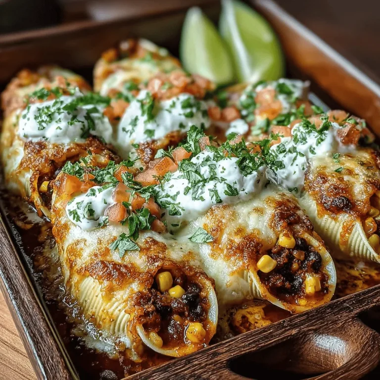 When it comes to adding jalapeños to your Tex-Mex Black Bean Taco Stuffed Shells, the spice level can easily be tailored to suit your palate. If you prefer a milder flavor, you can deseed the jalapeños, as much of the heat resides in the seeds and membranes. For those who enjoy a bit of a kick, include the seeds or use fresh jalapeños in higher quantities. Roasting the jalapeños before adding them to the filling can also enhance their flavor while mellowing out the sharpness, creating a delightful balance that complements the black beans and cheese.