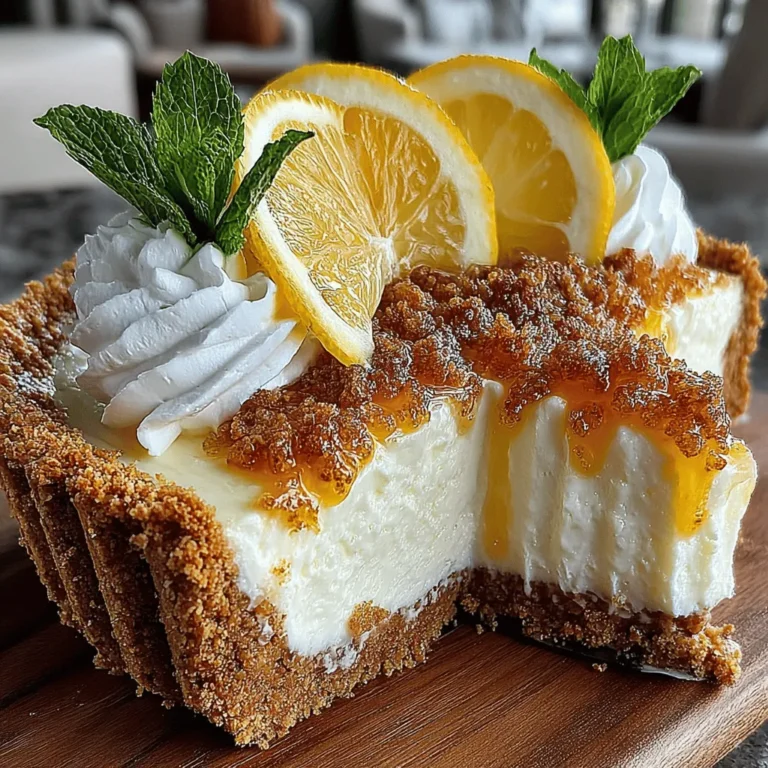 No-bake desserts have carved out a special place in the hearts of home cooks and dessert lovers alike. Their appeal lies in the simplicity and convenience they offer, allowing for delicious treats without the hassle of baking. Among these delectable creations, the Zesty No-Bake Lemon Dream Pie stands out as a particularly refreshing option, perfect for warm weather and festive gatherings. This delightful pie combines the bright, tangy flavors of lemon with a creamy filling, all resting on a crunchy graham cracker crust.