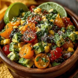 As the warm sun graces us with longer days, there's nothing quite as refreshing as a vibrant dish that captures the essence of summer. Enter the Refreshing Chilled Corn & Black Bean Salsa—a delightful medley of flavors and textures that not only tastes incredible but also celebrates the season's best ingredients. This salsa is more than just a side dish; it's a versatile accompaniment that can elevate any meal or serve as a stand-alone snack. Whether you’re hosting a summer barbecue, attending a potluck, or simply seeking a light and nutritious dish, this salsa is sure to impress.