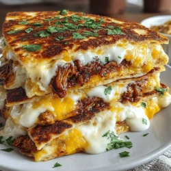 When it comes to comfort food, few dishes rival the allure of a well-made quesadilla. The Cheddar Jalapeño Chicken Quesadilla Bake takes this beloved classic to a whole new level, combining the rich creaminess of cheese with the bold kick of jalapeños for a dish that is both satisfying and indulgent. This recipe is not just a meal; it’s an experience that brings together family and friends, making it perfect for cozy family dinners, lively game days, or festive potlucks.