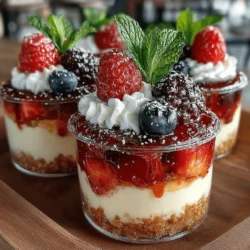 When it comes to desserts that impress without the hassle of baking, few can rival the allure of no-bake mousse cups. Among these delightful confections, the Berry Bliss No-Bake Mousse Cups stand out, offering a perfect balance of sweetness, creaminess, and fruity freshness that makes them an ideal treat for any occasion. Whether you’re hosting a summer gathering, celebrating a special event, or simply indulging in a bit of self-care, these mousse cups are both visually stunning and decadently delicious.