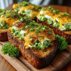 Creamy avocado egg salad melts offer a delightful fusion of flavors and textures, making them an ideal choice for lunch or a light dinner. This dish combines the rich creaminess of avocado with the protein-packed goodness of eggs, creating a satisfying meal that caters to health-conscious individuals and anyone looking for quick, nutritious recipes. With their simple preparation and vibrant taste, avocado egg salad melts are a versatile option suitable for various occasions, whether it’s a casual family meal, a picnic, or a quick bite at work.
