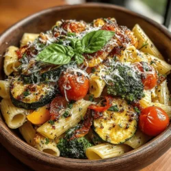 In the realm of comfort food, few dishes can rival the satisfaction of a hearty pasta meal. Garlic Roasted Vegetable Pasta is a standout not only for its vibrant flavors but also for its ability to deliver both nourishment and delight. This dish strikes a perfect balance between al dente pasta and a medley of colorful roasted vegetables, all harmoniously combined with aromatic garlic and a sprinkle of cheese. Whether you're seeking a quick weeknight dinner or a dish that will impress guests at your next gathering, this recipe is versatile and sure to please.