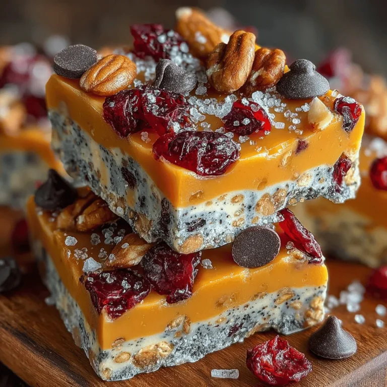 When making the Autumn Bliss Pumpkin Yogurt Bark, achieving an even layer of yogurt is essential for both aesthetics and texture. To start, choose a baking sheet with a rim or a shallow dish that’s lined with parchment paper. This base will help prevent sticking and make the final product easier to remove.