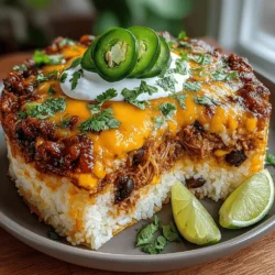 In the world of comfort food, few dishes can rival the rich, hearty flavors of a well-made casserole. The Salsa Chicken Rice Bake is a delightful combination of tender chicken, zesty salsa, and wholesome ingredients, making it an ideal choice for family dinners or meal prep. This dish not only promises to satisfy your taste buds but also brings a vibrant mix of colors and textures to your table. With its ease of preparation and the ability to feed a crowd, it has quickly become a staple for busy weeknights and casual gatherings alike.