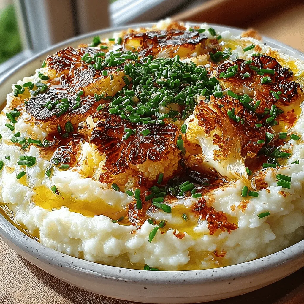 In the world of culinary delights, few dishes can match the creamy comfort of mashed potatoes. However, for those seeking a healthier option without sacrificing flavor, Creamy Roasted Garlic Cauliflower Mash offers an enticing alternative. This dish marries the velvety texture of mashed potatoes with the unique, nutty flavor of cauliflower, all elevated by the aromatic essence of roasted garlic. It’s not just a side dish; it’s a culinary experience that invites you to indulge in the rich flavors while staying mindful of your dietary choices.