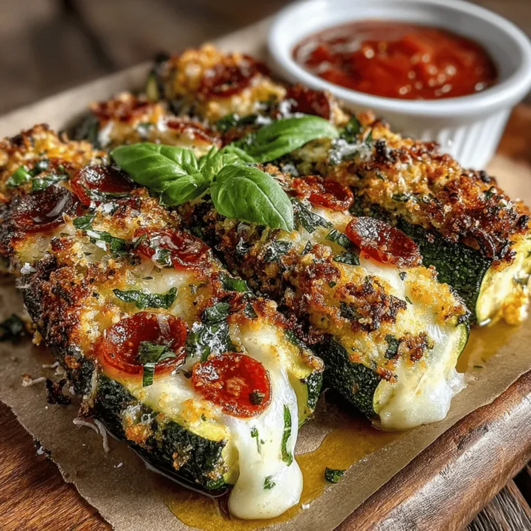 Pizza is one of the most beloved foods around the globe, celebrated for its versatility and ability to cater to diverse tastes. From classic pepperoni to gourmet veggie options, pizza can be enjoyed in countless forms, making it a favorite among families and food enthusiasts alike. However, traditional pizza often comes with a hefty dose of calories and carbs, leaving health-conscious individuals searching for alternatives. Enter Mini Zucchini Pizza Pockets—an innovative and nutritious take on the classic dish that satisfies pizza cravings without the guilt.