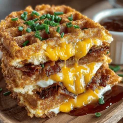 To create the ultimate Waffle Delight Sandwiches, your batter must achieve the perfect consistency. Start by sifting the dry ingredients, which typically include flour, baking powder, salt, and sugar. Sifting aerates the flour, helping to create light and fluffy waffles.