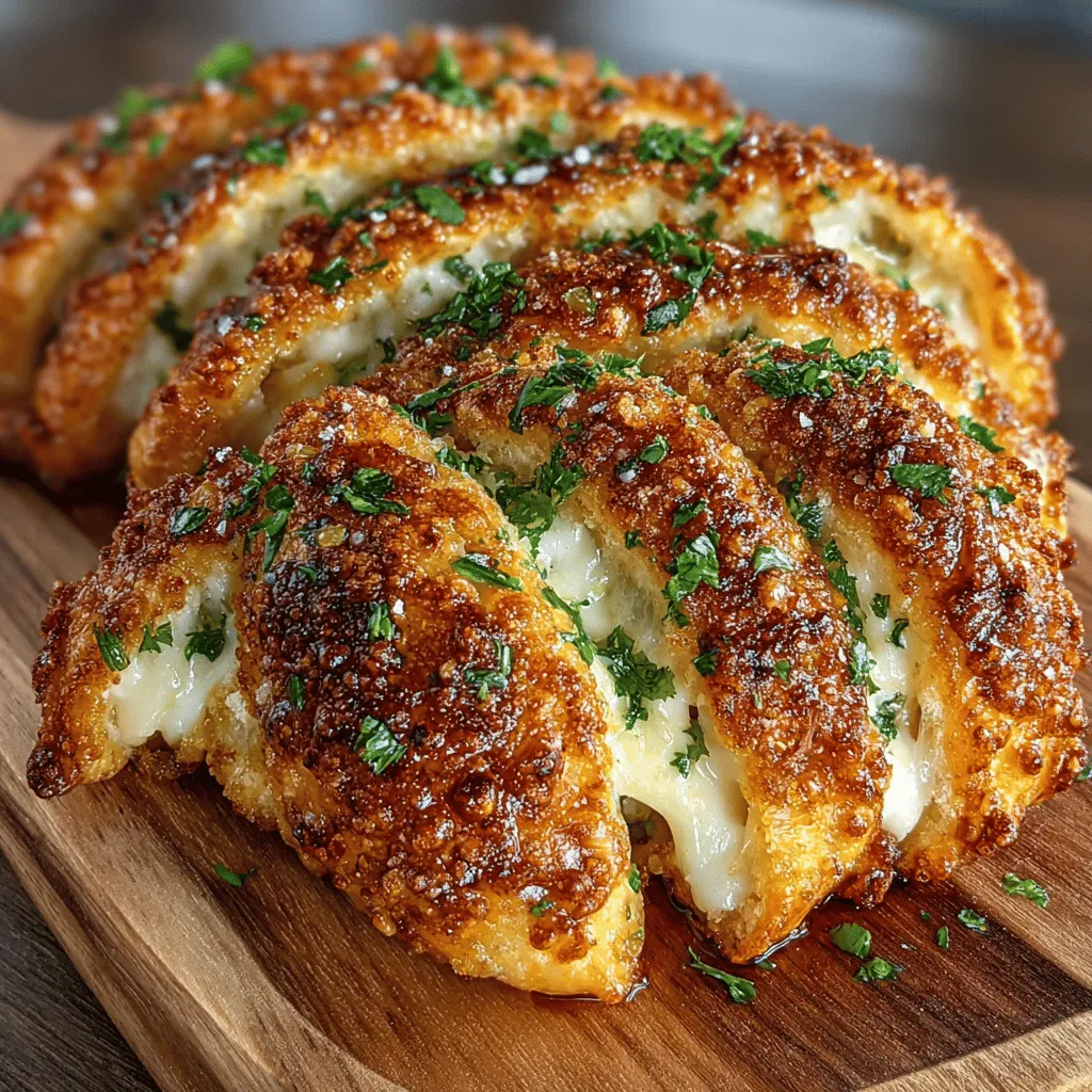 Baked Green Chili Cheese Bombs are a delightful appetizer that perfectly balances creamy and spicy flavors, making them a hit at any gathering. This dish showcases a luscious filling of cheese and zesty green chilies, all wrapped in a convenient crescent roll dough that bakes to a golden perfection. Whether you're hosting a lively party or enjoying a cozy night in with family, these cheese bombs offer a crowd-pleasing option that is both simple to prepare and utterly delicious.