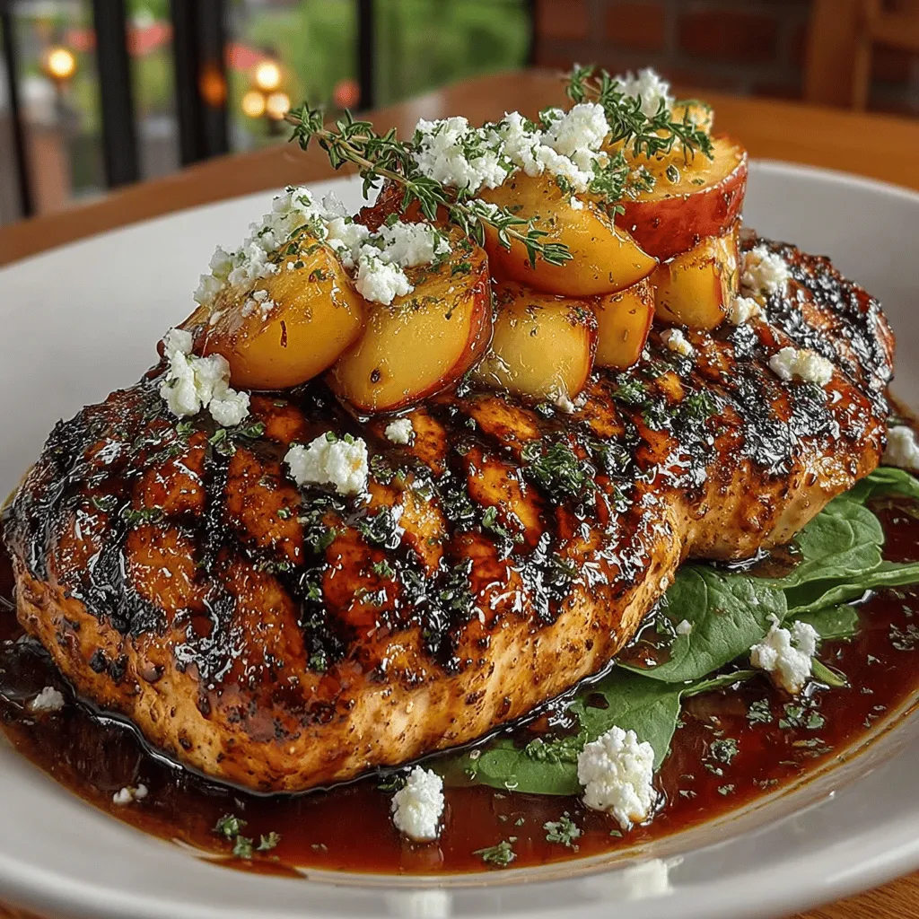 As the days grow longer and the warm embrace of summer sets in, there’s nothing quite like firing up the grill and savoring the vibrant flavors of the season. One dish that encapsulates the essence of summer is the Peachy Paradise Grilled Chicken. This tantalizing recipe combines the succulent juiciness of grilled chicken with the sweet, fragrant notes of ripe peaches, creating a dish that is not only delicious but also visually stunning. The balance of savory and sweet in this dish makes it a standout choice for any occasion, whether you're hosting a summer barbecue, preparing a quick weeknight meal, or celebrating a special gathering.