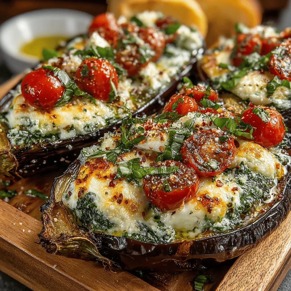 When it comes to delicious vegetarian dishes that are both satisfying and visually appealing, Mini Cheese-Stuffed Eggplant Boats stand out as a top choice. This recipe presents a unique way to enjoy eggplant, transforming it into a delectable vessel for a creamy cheese filling that is sure to please both vegetarians and meat-lovers alike. Whether you're planning a casual family dinner or an elegant gathering with friends, these mini eggplant boats are not only easy to prepare but are also bursting with flavor and nutrition.