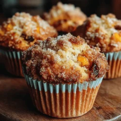 Peachy Delight Muffins are more than just a seasonal treat; they are a celebration of the sweet, juicy goodness that fresh peaches bring to the table. As summer unfolds, the allure of ripe peaches beckons us to create delightful desserts that capture the essence of the season. These muffins blend the natural sweetness of peaches with warm spices and a crunchy topping, making them a perfect addition to your breakfast table or an afternoon snack. Their delightful aroma and mouth-watering flavor can easily turn any moment into a special occasion.