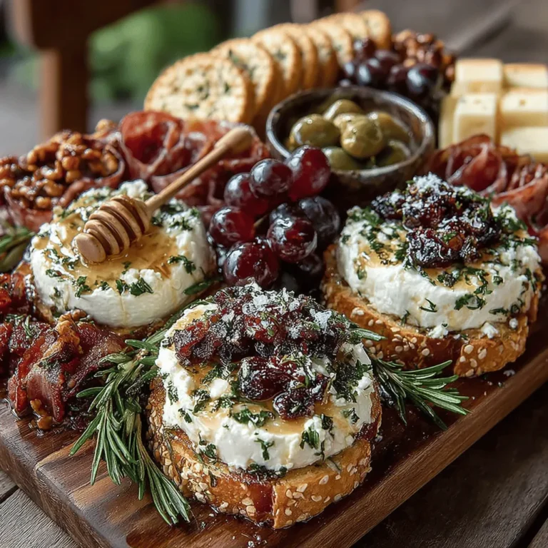 In the realm of culinary presentation, few dishes are as visually captivating and indulgent as a well-crafted charcuterie board. The Creamy Charcuterie Bliss Board elevates this popular trend, transforming it into a luxurious experience that tantalizes the senses. With its harmonious blend of creamy cheeses, flavorful cured meats, and vibrant fruits, this charcuterie board is designed to impress not only the palate but also the eyes of your guests. Whether you're hosting a cozy gathering, a festive celebration, or a casual get-together, learning how to assemble a stunning charcuterie board will undoubtedly enhance the atmosphere and enjoyment of your event.