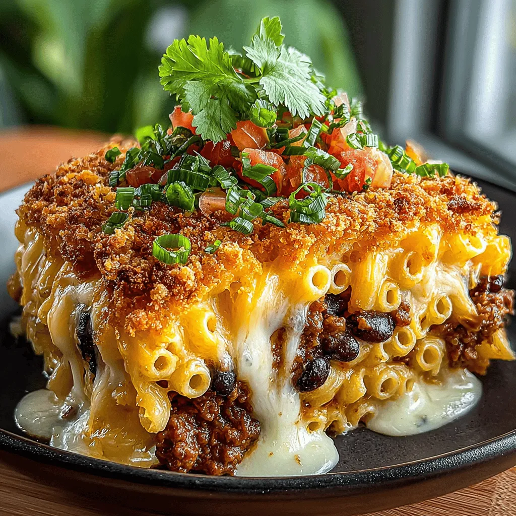 If you're on the hunt for a dish that combines heartiness, flavor, and a touch of nostalgia, look no further than Cheesy Chili Mac Casserole with Crunchy Bliss. This dish is a delightful twist on the classic mac and cheese, integrating the rich and zesty elements of chili to create a meal that is not only satisfying but also brimming with flavor. The combination of creamy cheese, savory meat, and a crunchy topping makes this casserole a standout.