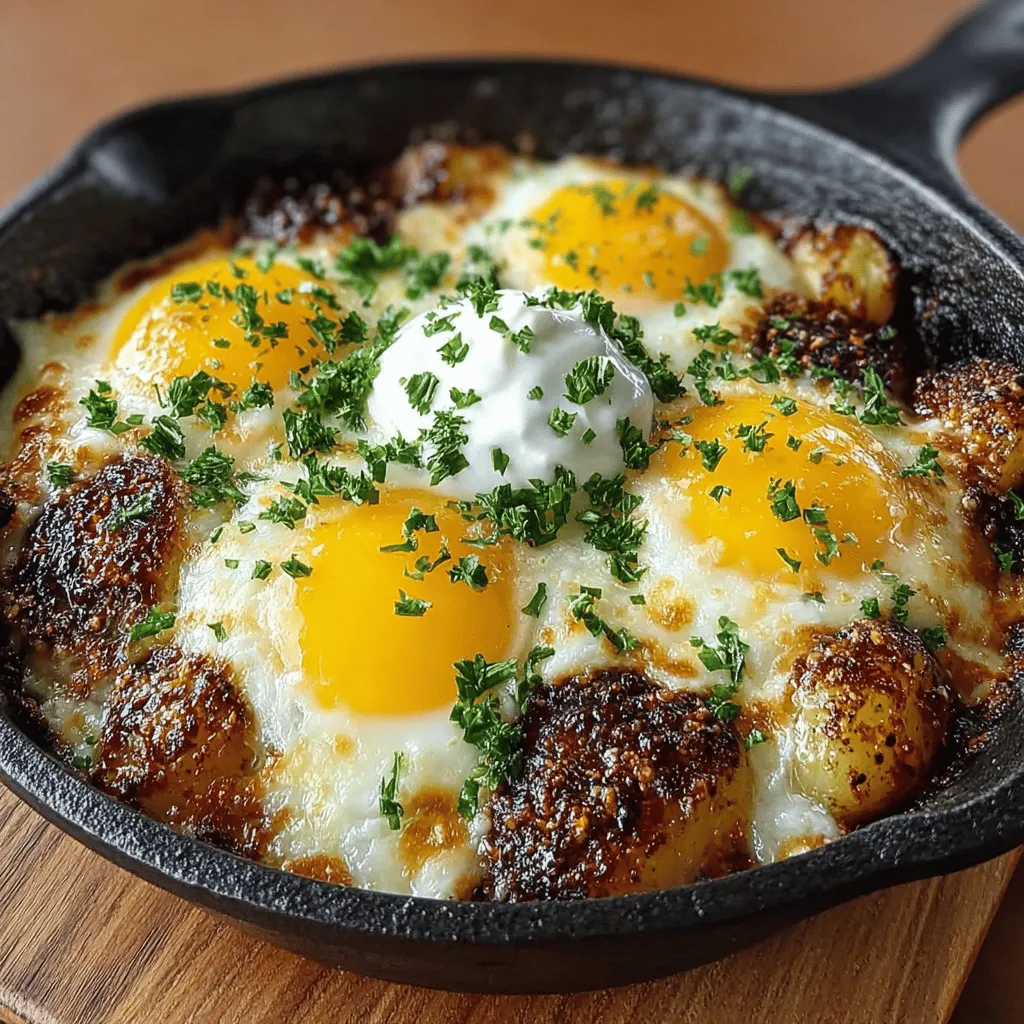 Bite-Sized Mini Roasted Potato & Egg Skillets emerge as a delightful culinary creation that caters perfectly to the needs of any meal, whether it's a leisurely brunch, a nourishing breakfast, or even a light dinner. This recipe embodies a harmonious blend of crispy roasted potatoes, creamy eggs, and melted cheese, resulting in a satisfying dish that appeals to all ages. The beauty of these mini skillets lies not only in their taste but also in their versatility; you can easily adapt this recipe to suit various dietary preferences, whether you're serving vegetarians, gluten-free eaters, or anyone looking for a wholesome meal.