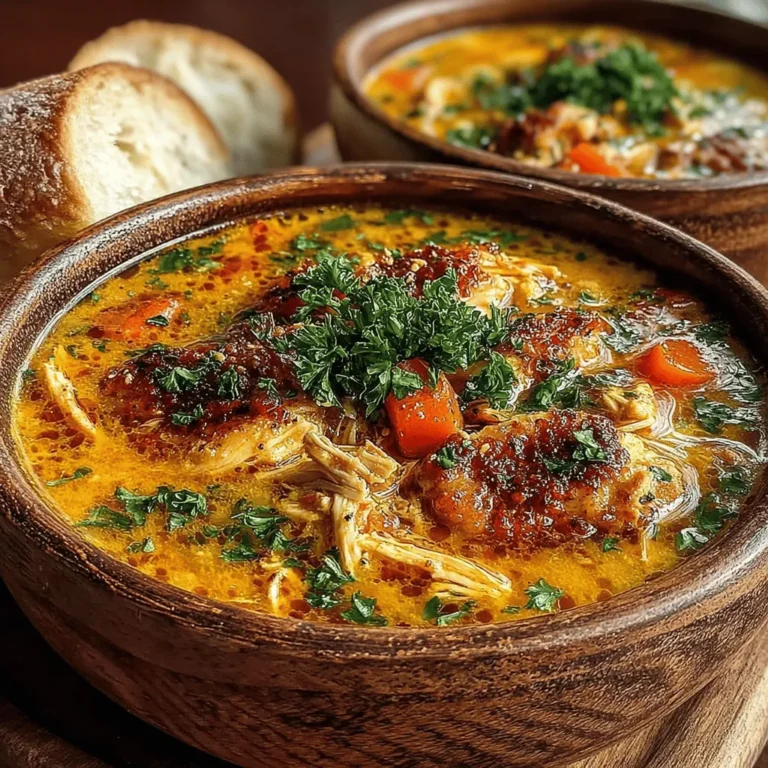 As the leaves turn and the temperatures drop, nothing brings comfort quite like a steaming bowl of soup. Soups have long been cherished for their ability to provide warmth and nourishment, making them a staple in many homes, especially during the cooler seasons. Among the myriad of soup recipes, the Creamy Pumpkin Chicken Soup Delight stands out with its unique blend of flavors and textures. This dish marries the earthy sweetness of pumpkin with tender chicken, delivering a creamy and velvety soup that not only tantalizes the taste buds but also warms the soul.