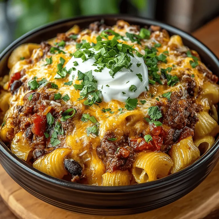 Comfort food has a unique ability to evoke warm memories and create cozy moments, especially as the chill of autumn and winter settles in. For many, the perfect embodiment of this sentiment is a hearty bowl of Cheesy Bliss Chili Mac. This dish combines the rich, savory flavors of chili with the comforting texture of macaroni and cheese, resulting in a meal that warms both the body and soul. Whether you’re enjoying a quiet weeknight dinner at home or hosting a gathering with friends and family, Cheesy Bliss Chili Mac serves as an ideal choice, offering both satisfaction and versatility.