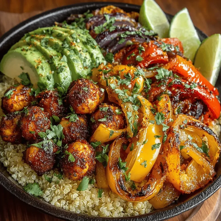 In recent years, the culinary world has witnessed a remarkable shift towards plant-based dishes, reflecting an increasing awareness of health, sustainability, and ethical eating. More people are incorporating vegetarian and vegan options into their diets, seeking meals that are not only nourishing but also bursting with flavor. One such dish that encapsulates this trend is the Crispy Baked Chickpea Fajita Bowl. This vibrant and satisfying meal combines the hearty texture of chickpeas with a medley of colorful vegetables and spices, creating a delightful experience for the palate.