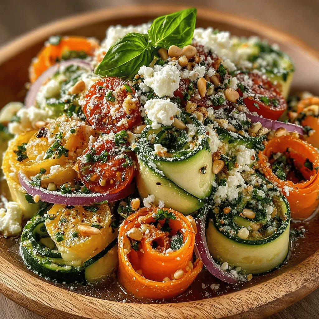 As the temperatures rise and the days grow longer, our culinary preferences often shift towards lighter, more refreshing meals. Salads become the stars of our dining tables, offering a delicious way to incorporate more vegetables into our diets. One such standout is the Zucchini Ribbon Salad with Lemon Dressing, a dish that not only dazzles the eyes with its vibrant colors but also delights the palate with its fresh flavors. This salad is both easy to prepare and visually stunning, making it a perfect choice for warm-weather gatherings, picnics, or simply as a healthy side dish to complement your main course.