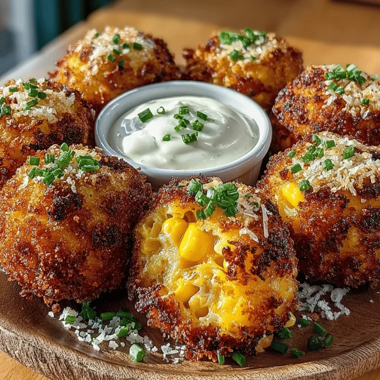 If you're on the lookout for a delightful appetizer or snack that is sure to impress your guests, look no further than Mini Sweet Corn Cheddar Poppers. These bite-sized treats are a perfect combination of sweet corn and sharp cheddar cheese, bringing a burst of flavor and texture that is hard to resist. Ideal for gatherings, parties, or even a casual family movie night, these poppers offer a unique twist on traditional snacks, making them a standout choice for any occasion.