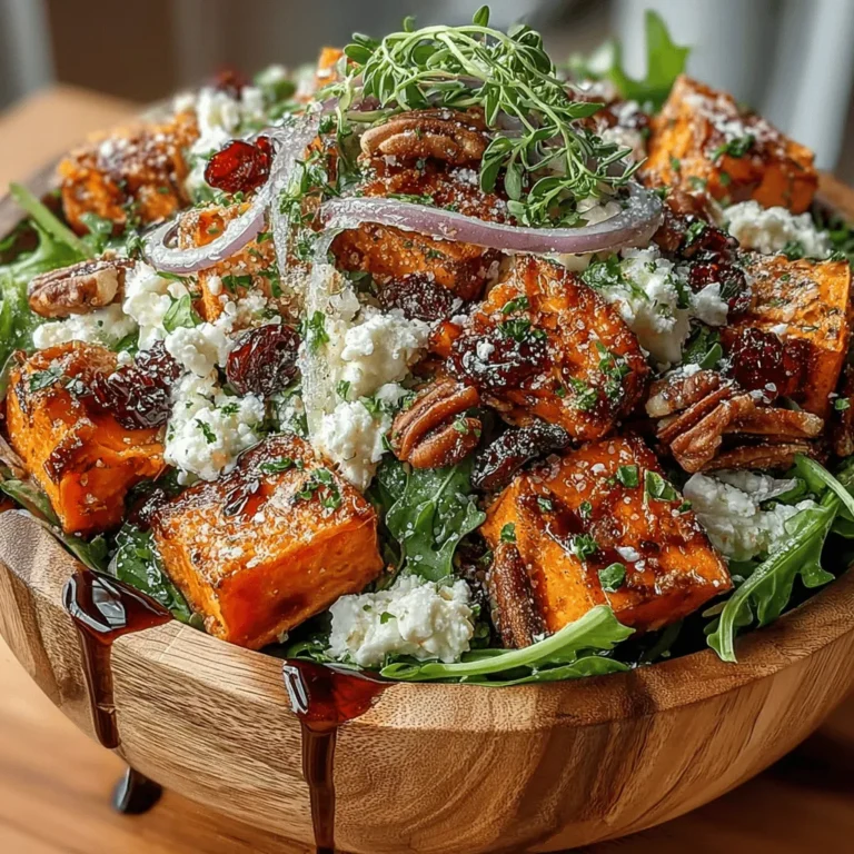 When it comes to creating a dish that embodies both flavor and health, the Roasted Sweet Potato and Pecan Salad stands out as a true delight. This vibrant salad combines the natural sweetness of roasted sweet potatoes with the crunchy richness of pecans, creating a harmonious blend that excites the palate. Not only does this salad burst with colorful ingredients, but it also offers a myriad of health benefits, making it a perfect addition to your meal rotation.