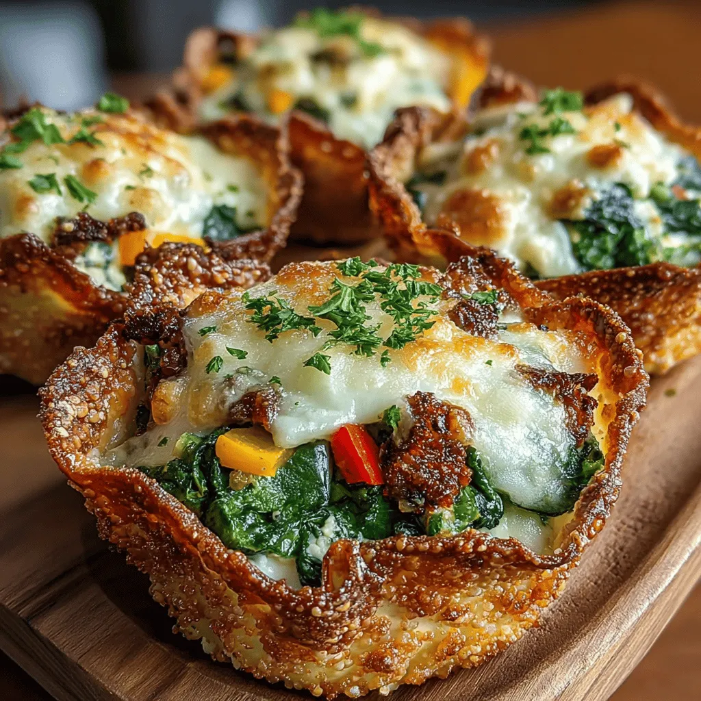 The heart of any good lasagna lies in its filling, and for our Mini Veggie Lasagna Wonton Cups, we’ll be creating a rich and flavorful veggie mixture. Begin by gathering the following ingredients: