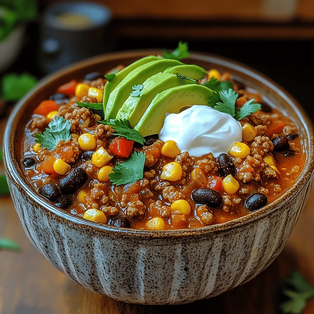 Embrace the flavors of summer with our delightful Summer Sunshine Chili. This vibrant and hearty dish combines lean ground turkey or chicken with a medley of beans, fresh vegetables, and zesty spices, creating a nutritious meal that’s perfect for warm-weather gatherings. Whether you're hosting a backyard barbecue or seeking a satisfying weeknight dinner, this chili is sure to please everyone at the table.